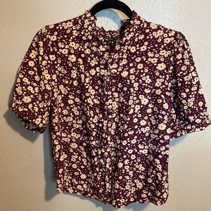 Princess highway short sleeved floral button down